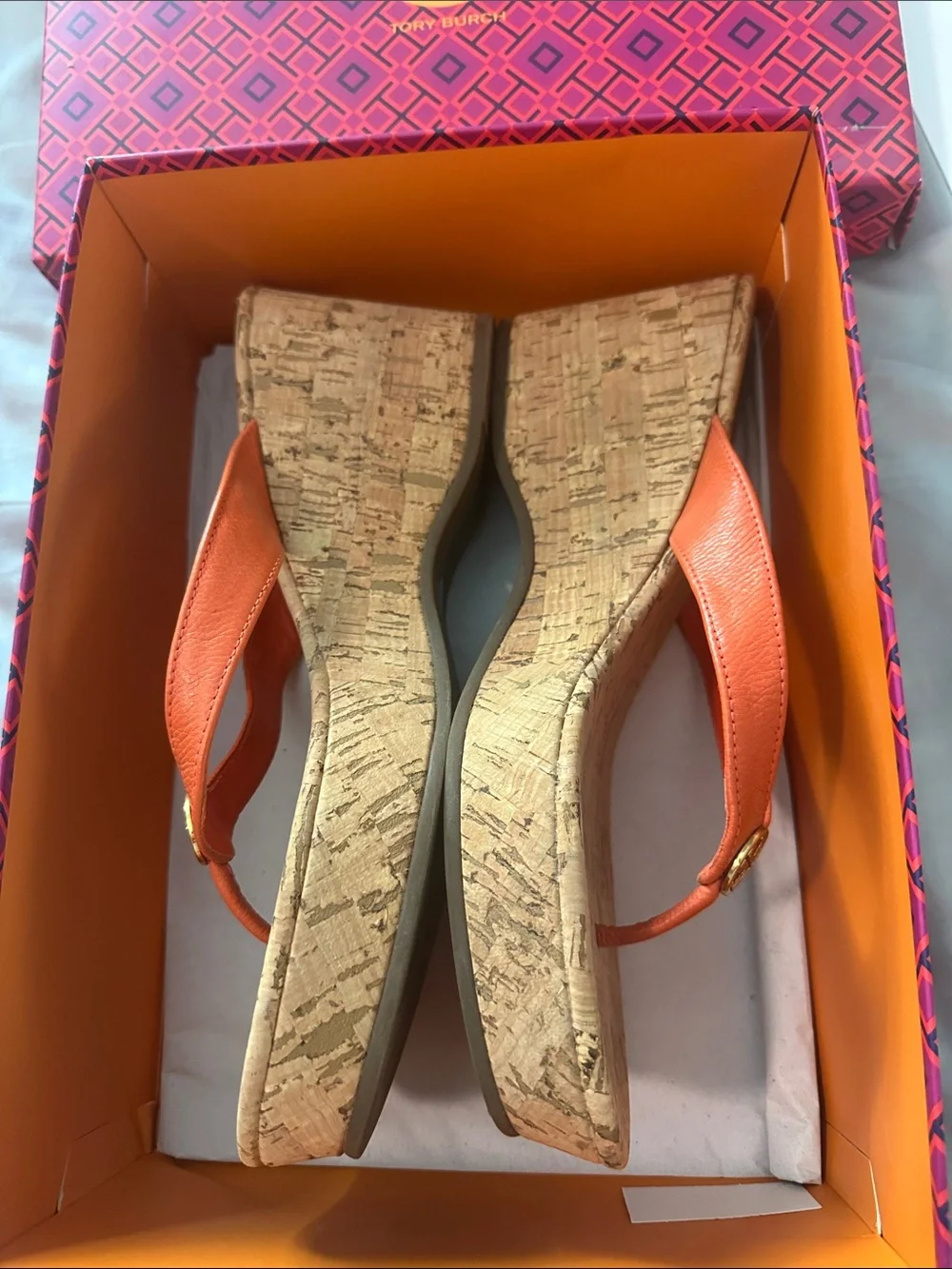 Tory Burch Wedge Sandals Size 11
